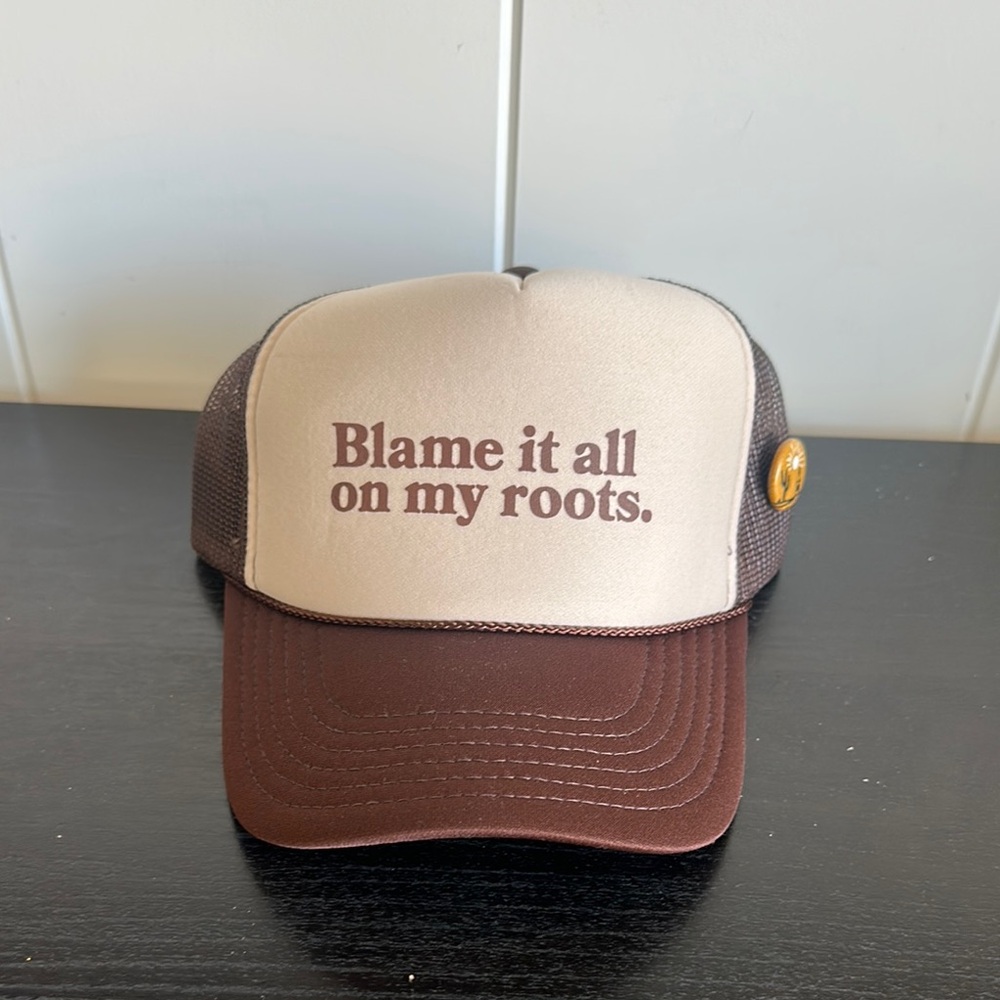 Brown and Cream Trucker Hat